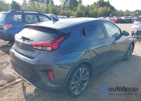 2019 Hyundai Veloster 2.0 Premium из США, поврежденный, VIN KMHTG6AF2KU012902